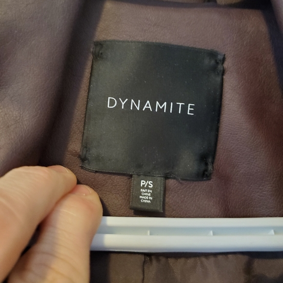 Dynamite Small Jacket. PURPLE brown - Picture 3 of 3